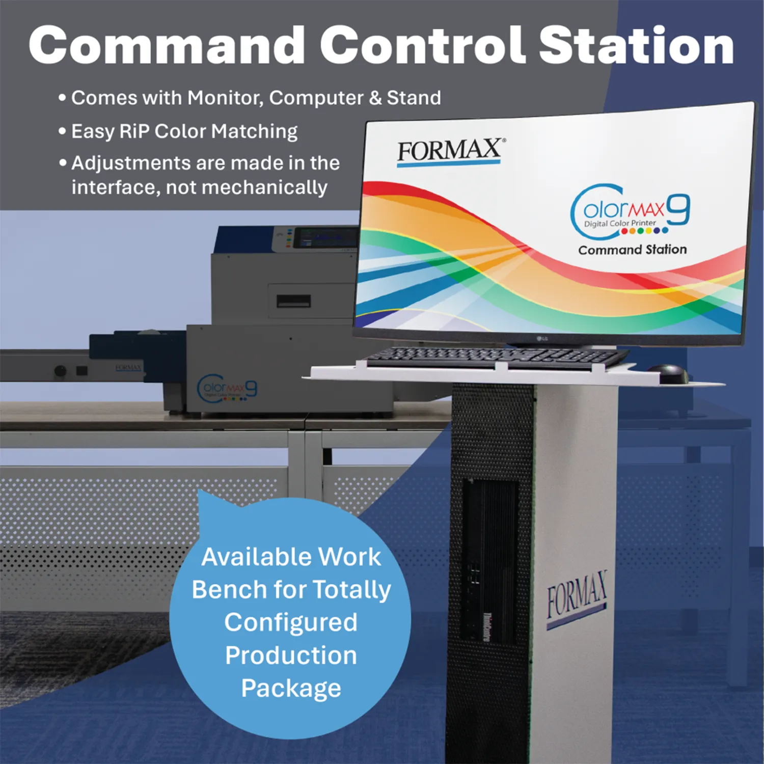 Formax ColorMax9 Professional Digital Inkjet Color Printer for Mailing & Packaging